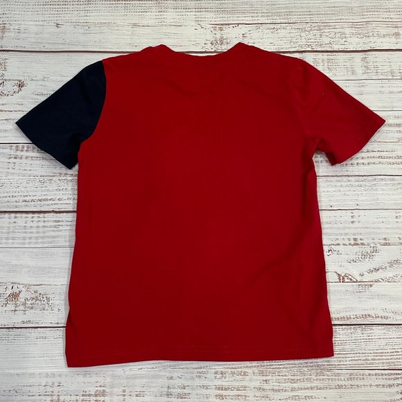 Boys Abercrombie Kids Color Block Logo Short Sleeve Tee - Picture 4 of 4